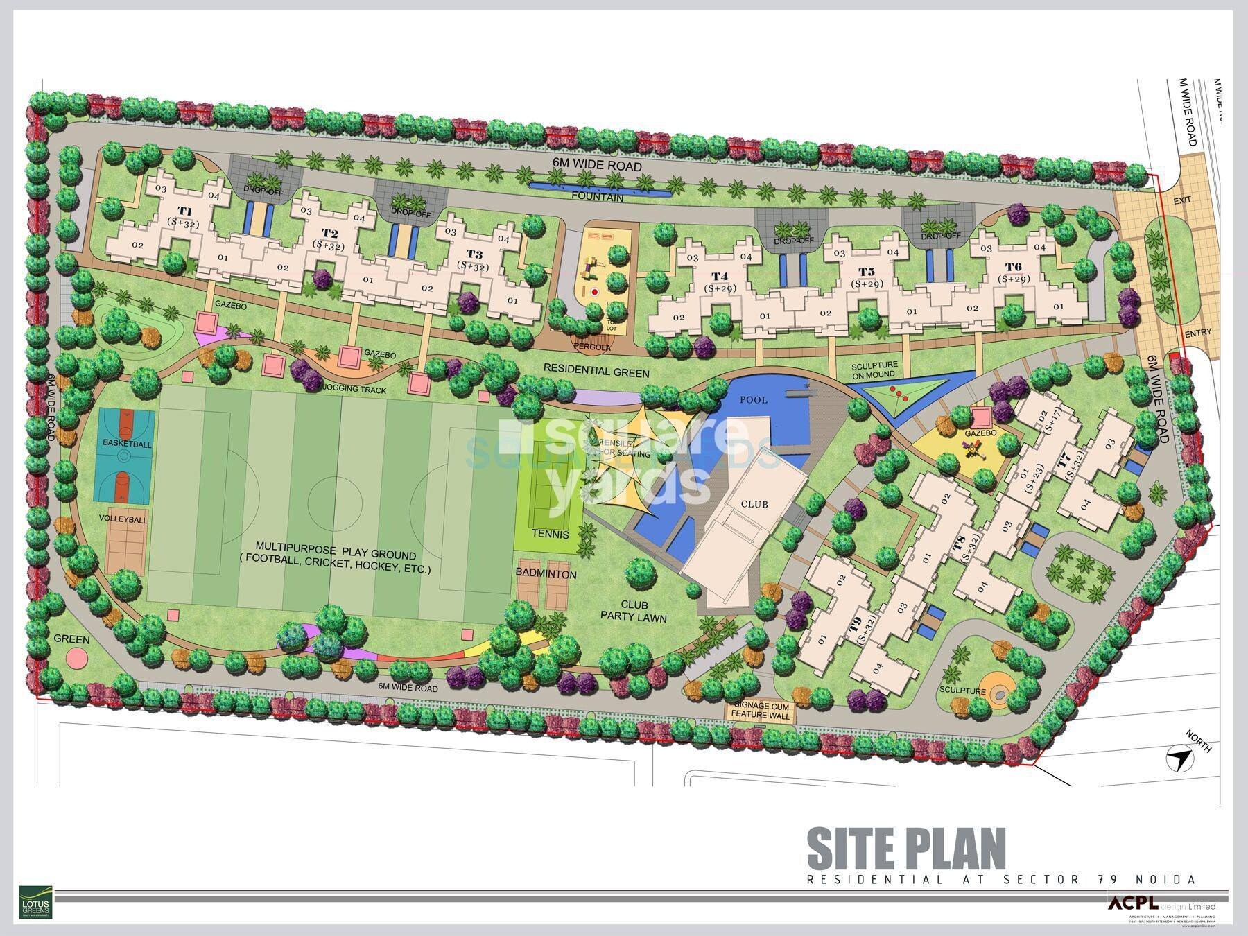 Lotus Green Arena Master Plan Image