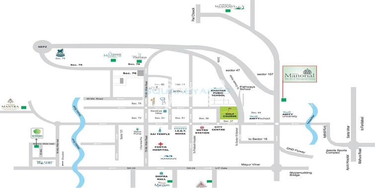 Mahagun Manorial Location Image