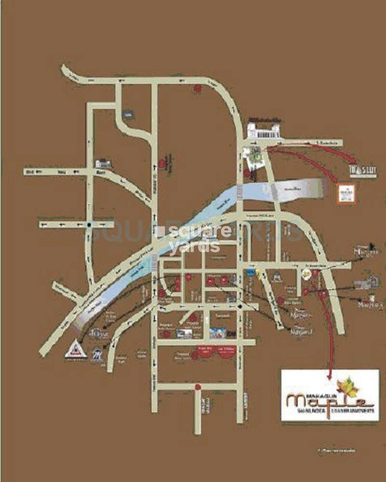 Mahagun Maple Location Image