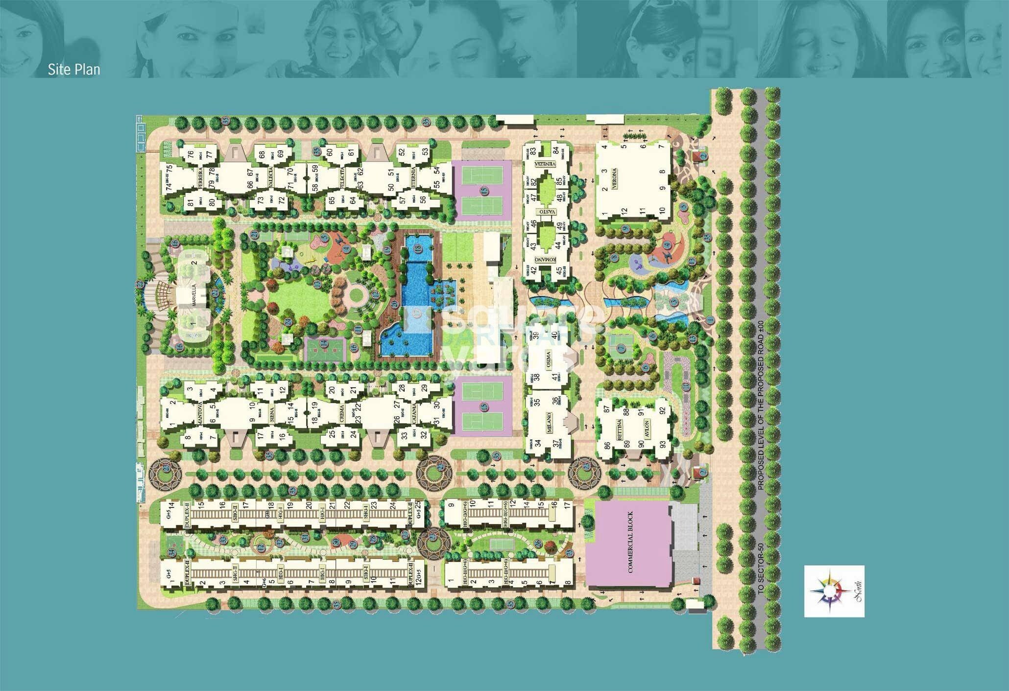 Mahagun Marvella Master Plan Image