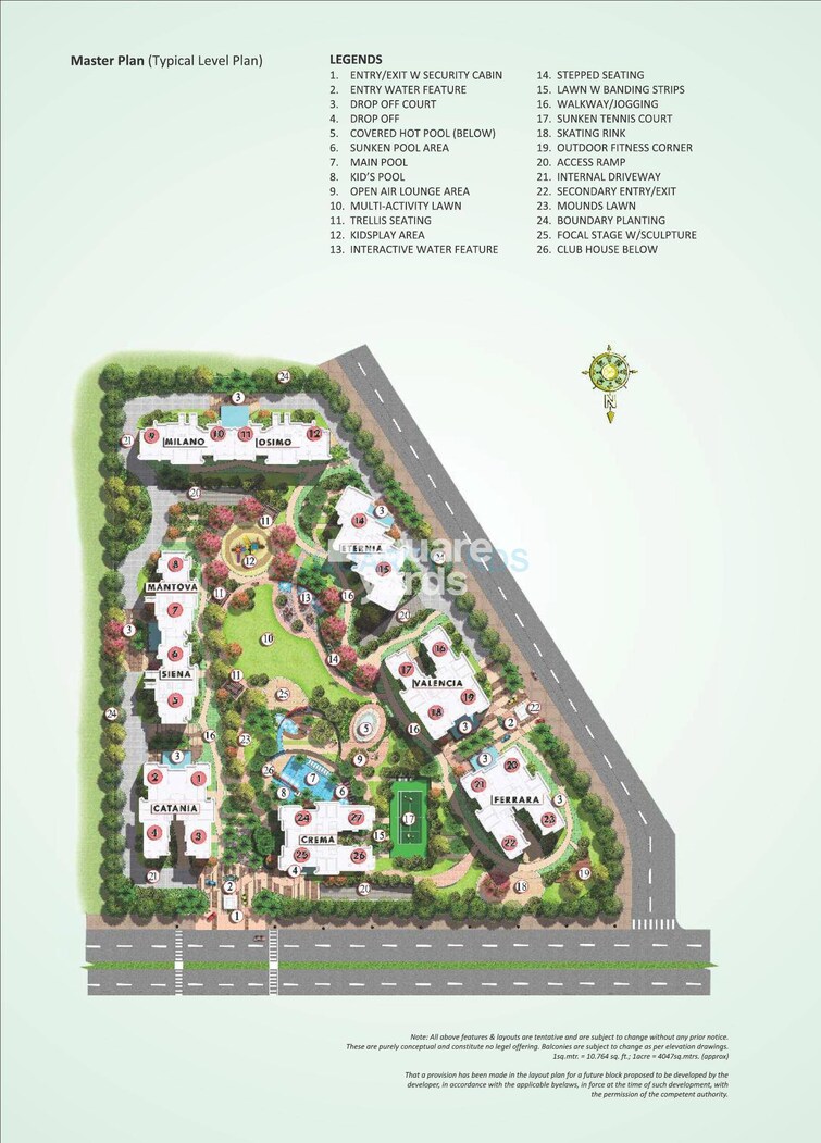 Mahagun Mezzaria Master Plan Image