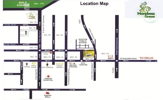 Mahagun Morpheus Location Image