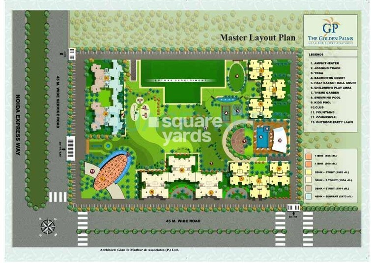 Nimbus The Golden Palm Master Plan Image