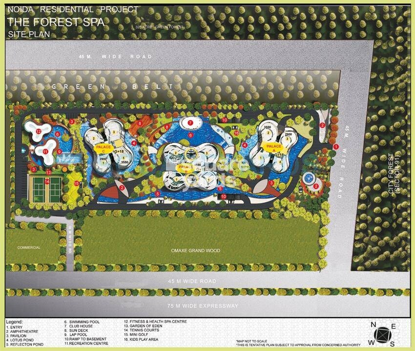 Omaxe Forest Spa Master Plan Image