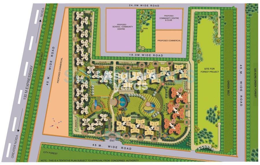 Omaxe Grand Master Plan Image