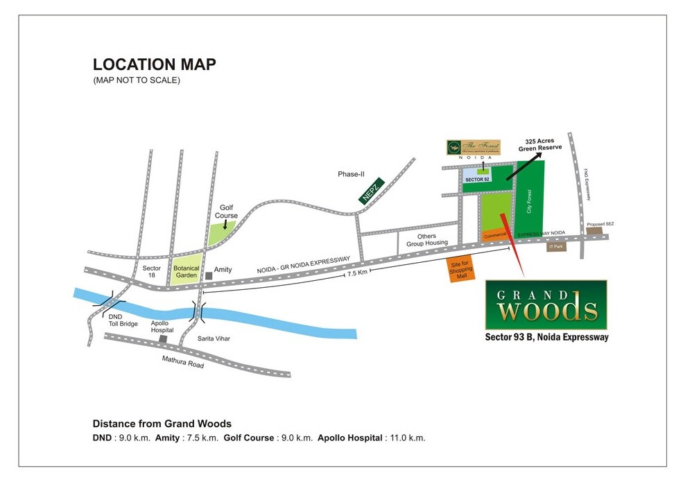 Omaxe Greenwood Location Image