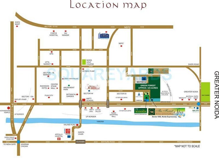 Omaxe The Forest Location Image