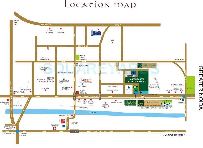 Omaxe The Forest Location Image