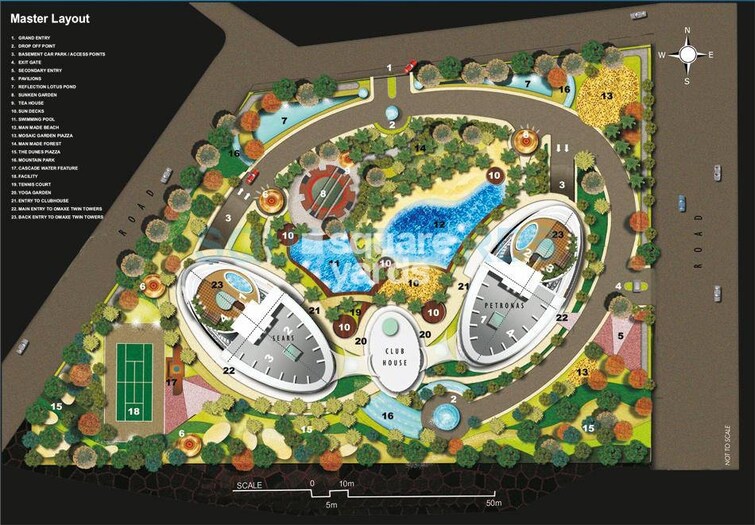Omaxe Twin Towers Master Plan Image