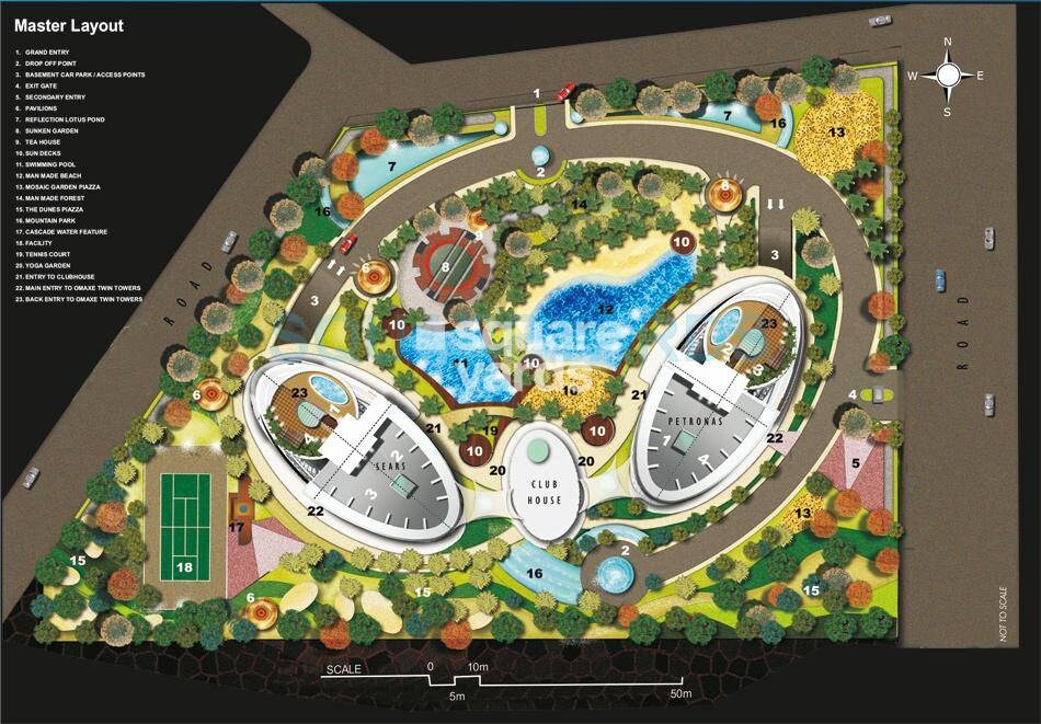 Omaxe Twin Towers Master Plan Image