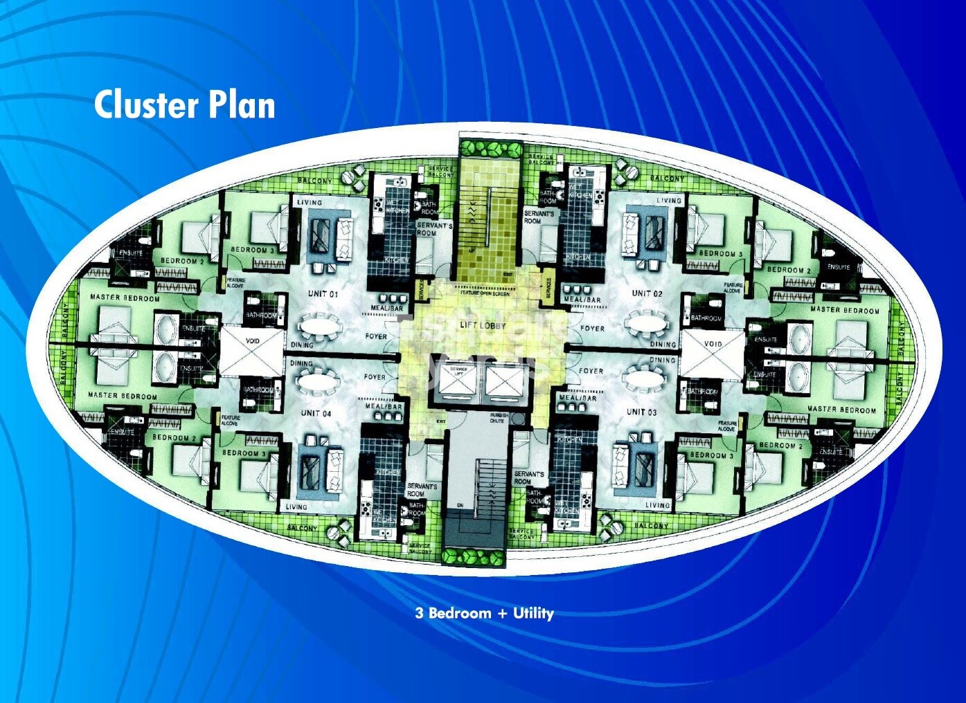 Omaxe Twin Towers Floor Plans 1