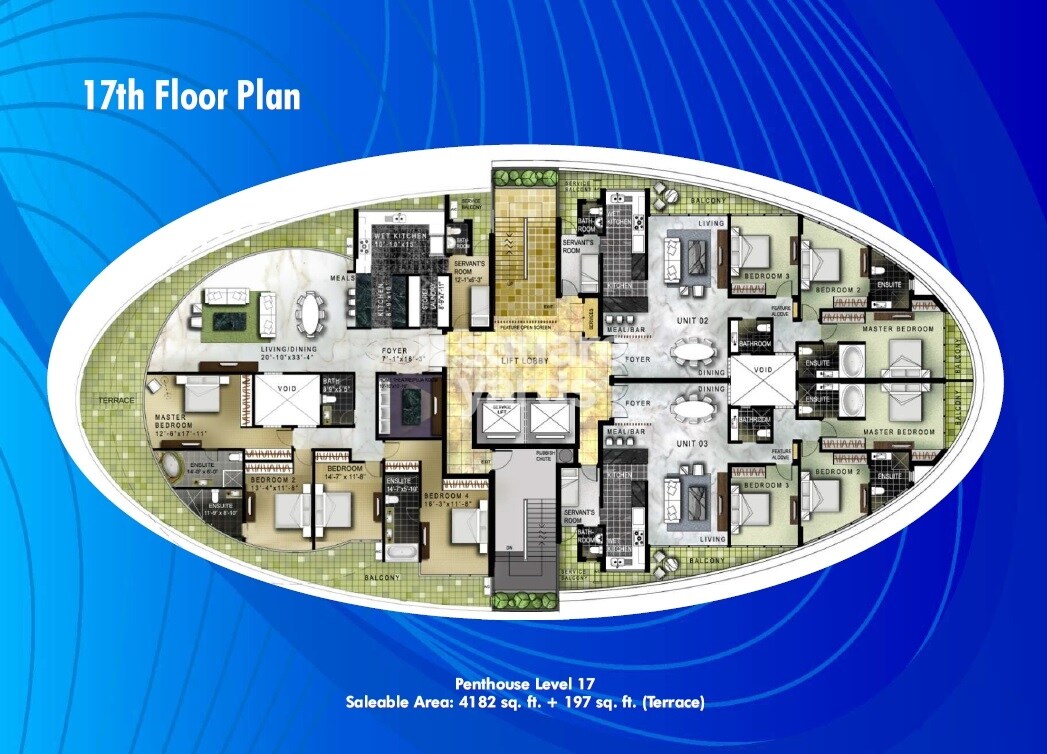 Omaxe Twin Towers Floor Plans 2