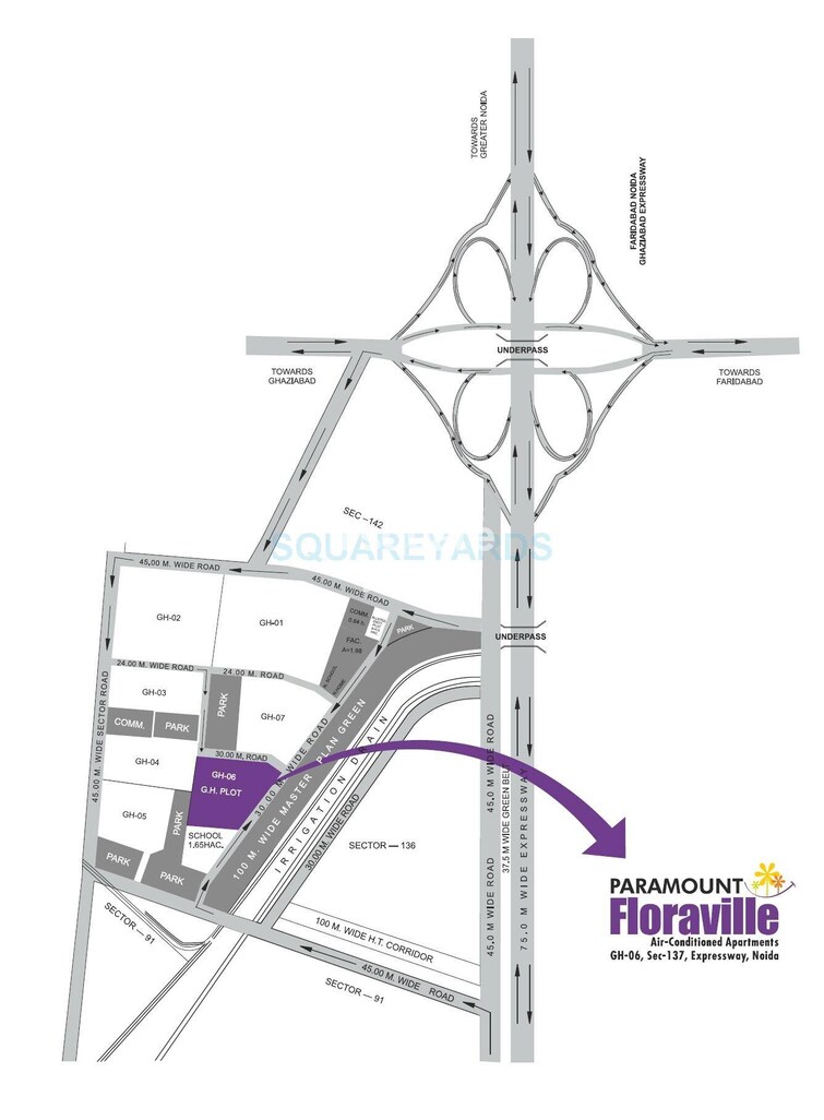 Paramount Floraville Location Image