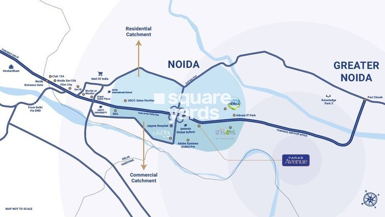 Paras Avenue Location Image