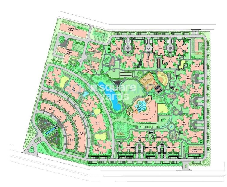Paras Tierea Studio Apartments Master Plan Image
