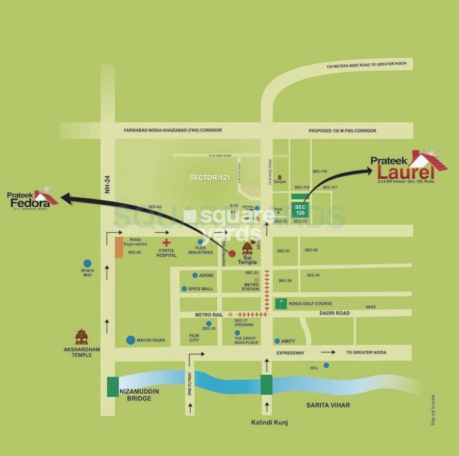 Prateek Laurel PhaseII in Sector 120, Noida 1.72 Cr Floor Plans, Location Map & Reviews