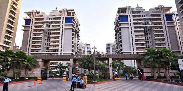 Purvanchal Royal Park Entrance View