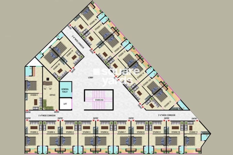Radhey Krishna Orchid Master Plan Image