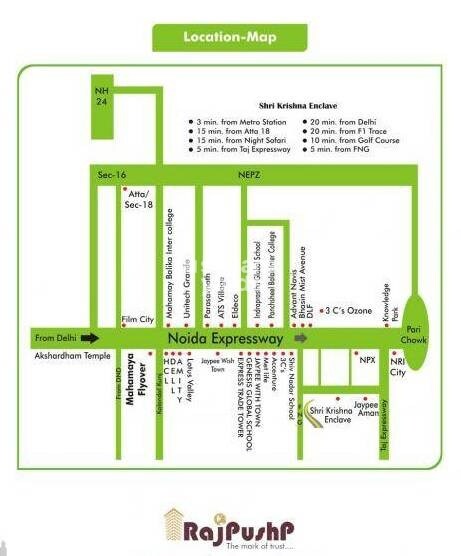 Representative image as actual visual unavailable for Rajpushp Shri krishna Enclave