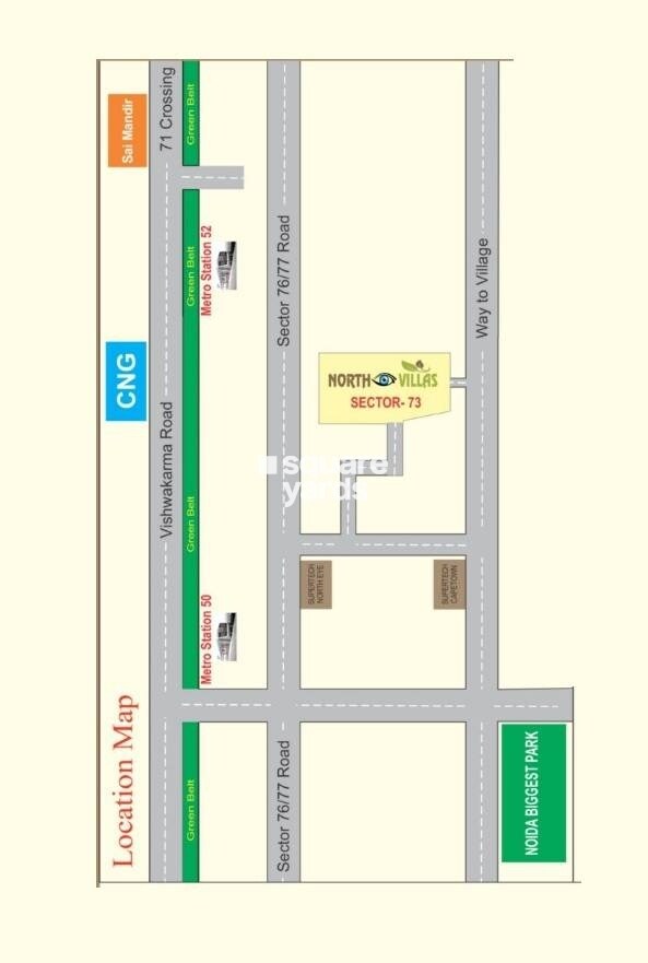 Rays North Villas Location Image