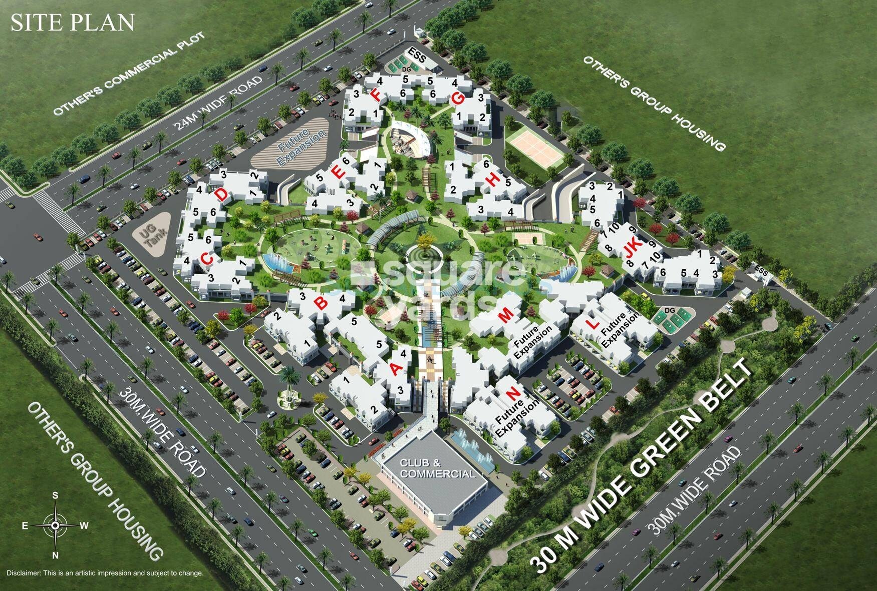 RG Residency PH-III Master Plan Image