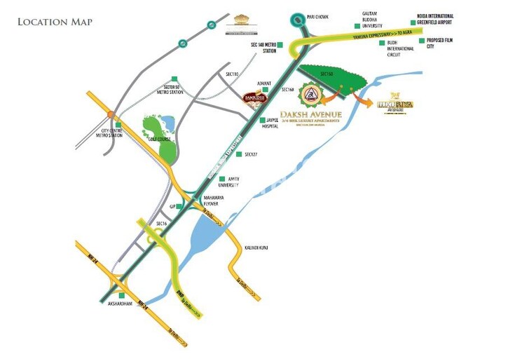 Samridhi Daksh Avenue Location Image