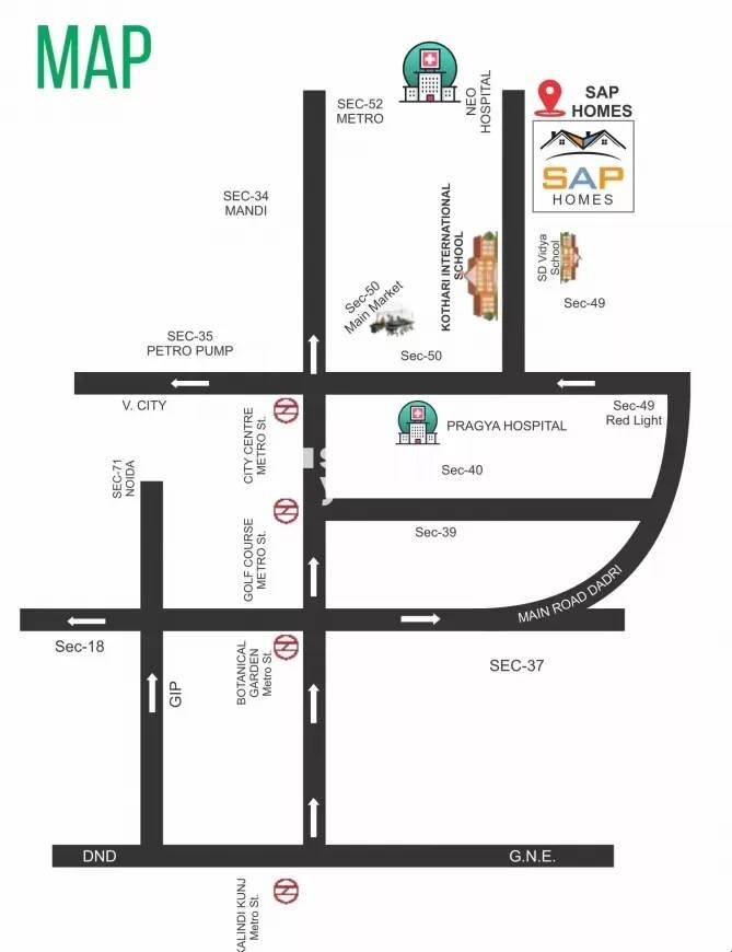 SAP Homes Location Image