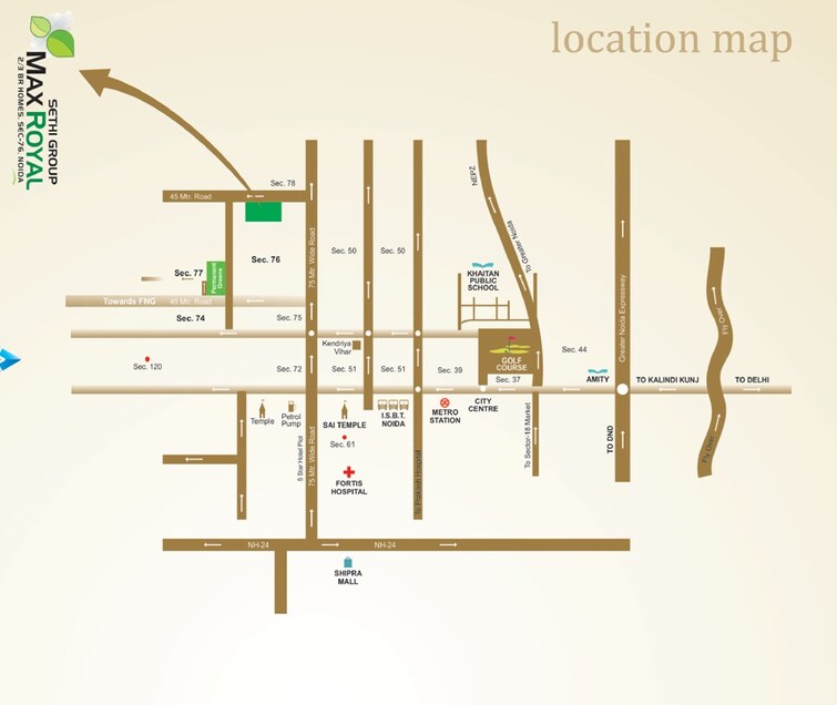 Sethi Max Royal Location Image