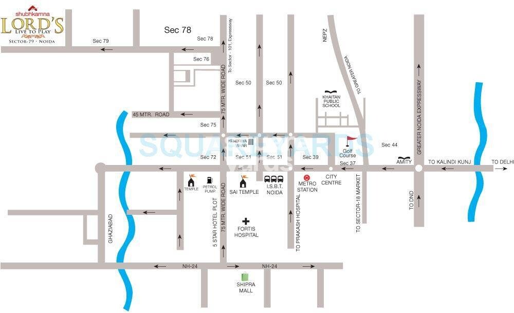 Shubhkamna Lords Location Image