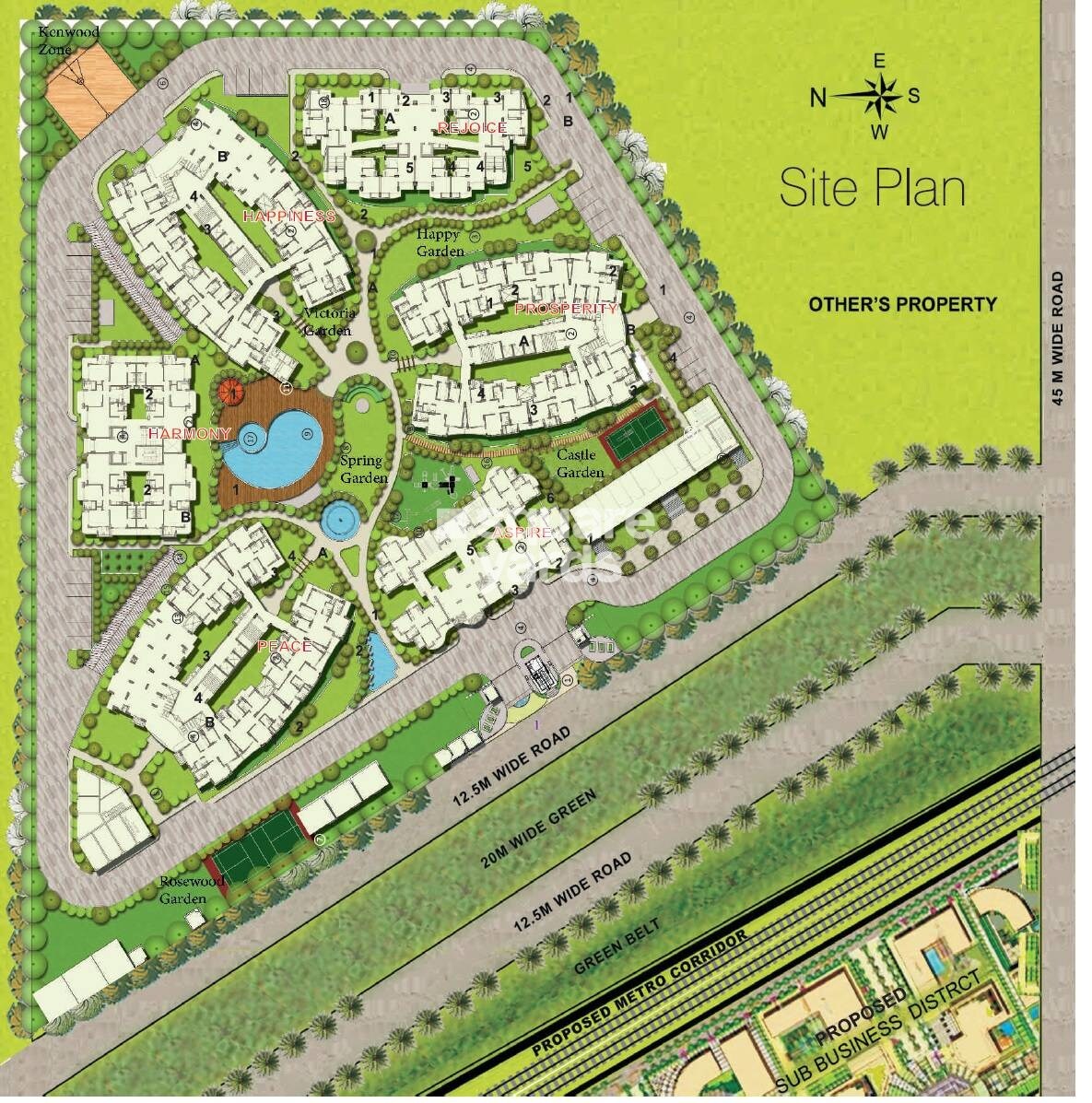 Sikka Karmic Greens Master Plan Image