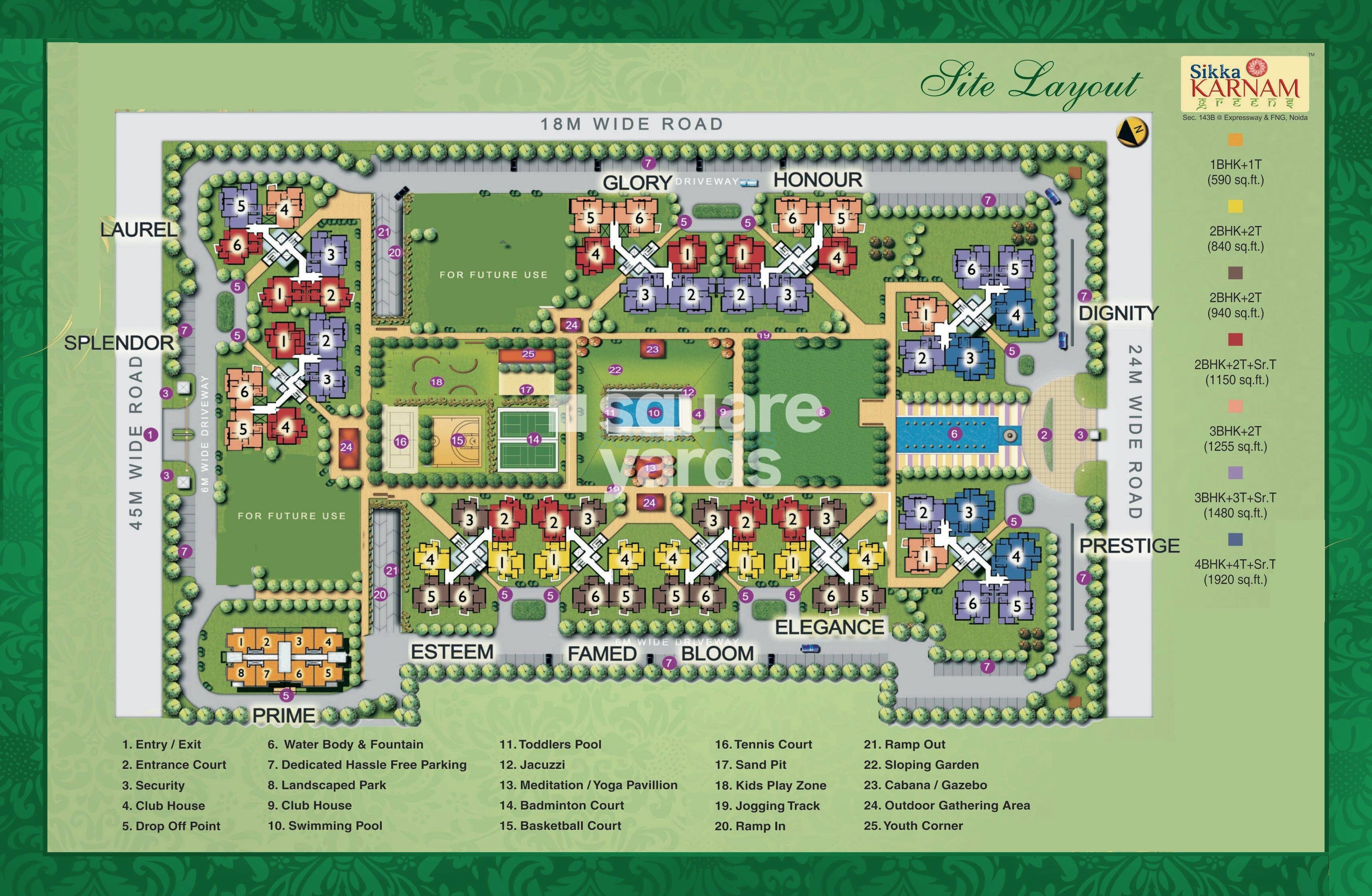 Sikka Karnam Greens Master Plan 1