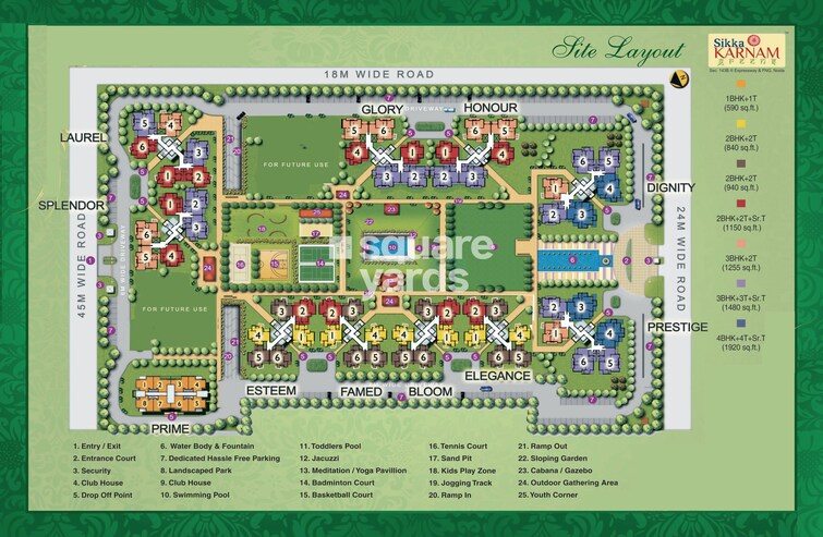 Sikka Karnam Greens Master Plan Image