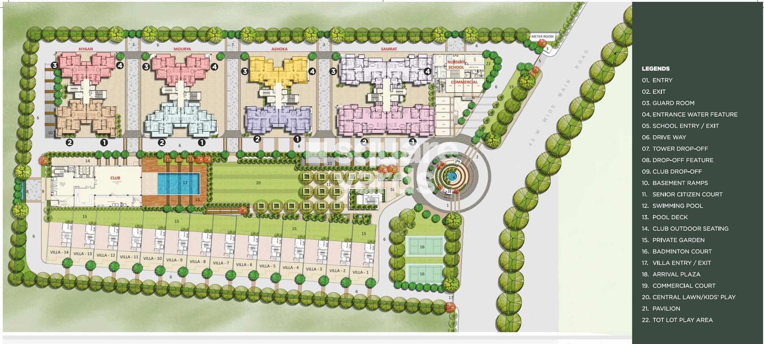 Sikka Kimaantra Greens Master Plan Image
