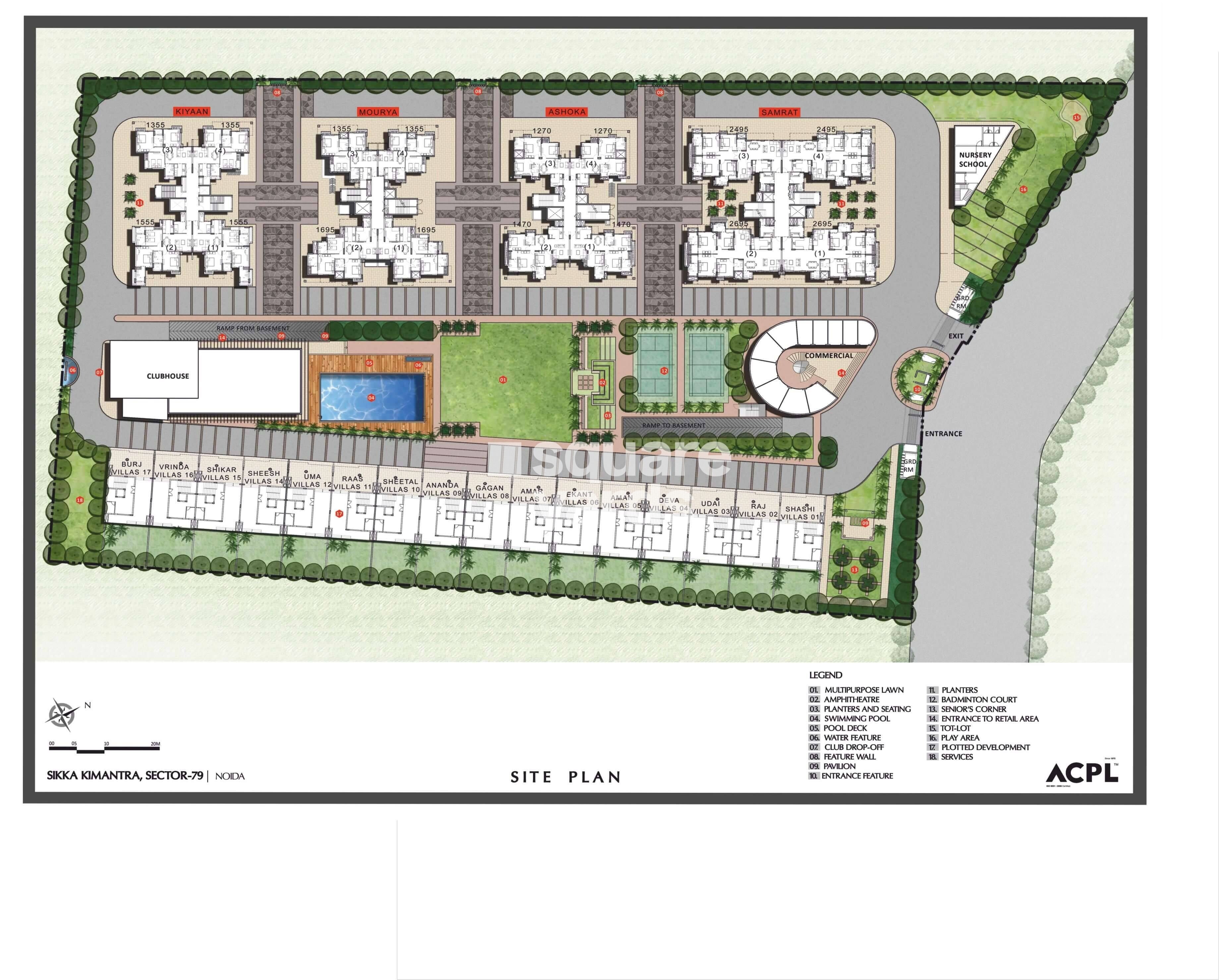 Sikka Kimantra Greens Master Plan Image