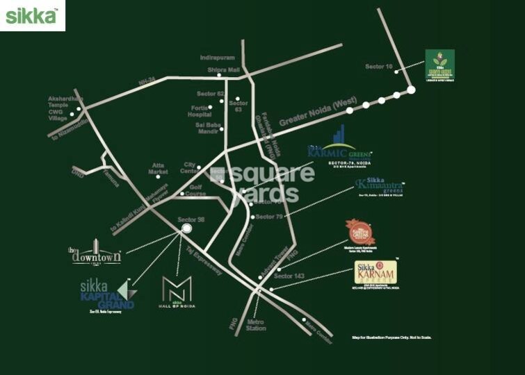 Sikka The Downtown Location Image