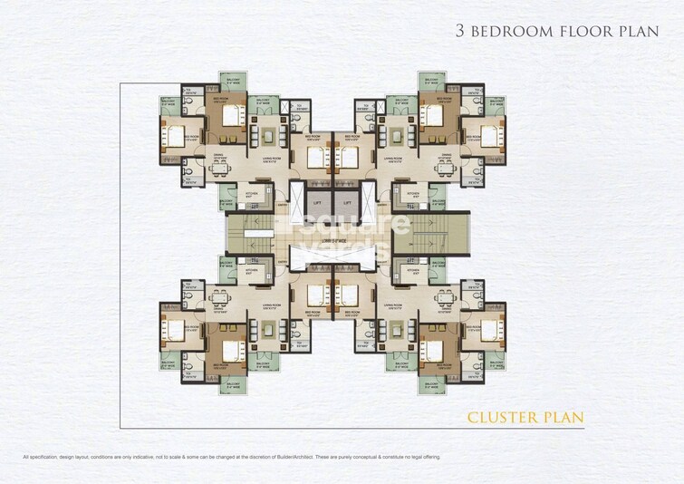 Sunworld Vanalika Floor Plans 1