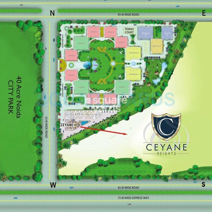 Supertech Ceyane Tower Master Plan 1