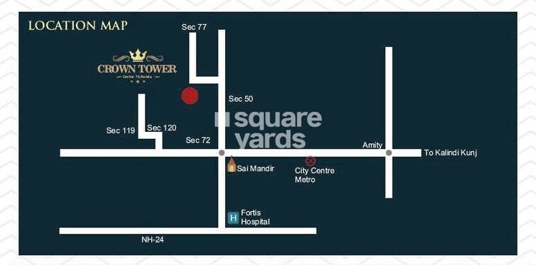 Supertech Crown Town Location Image