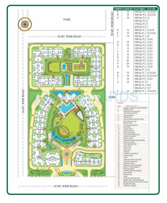 Supertech Eco Suites Master Plan Image
