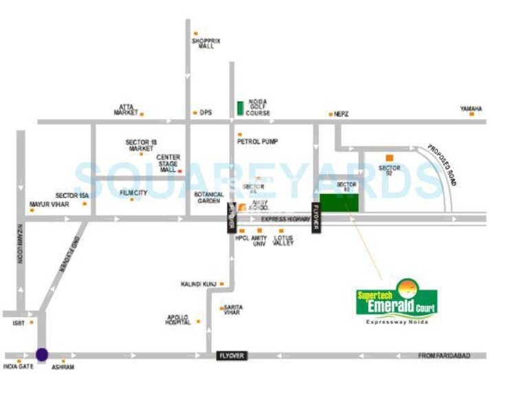 Supertech Emerald Court Location Image