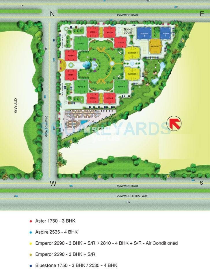 Supertech Emerald Court Phase-III Master Plan Image
