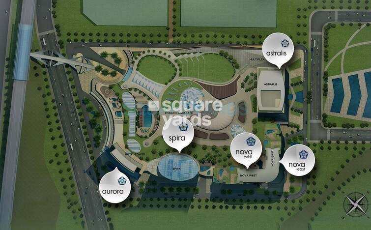 Supertech Supernova Spira Residency Master Plan Image
