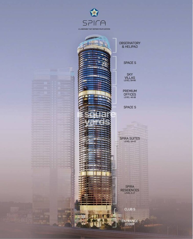 Supertech Supernova Spira Residency Tower View 1