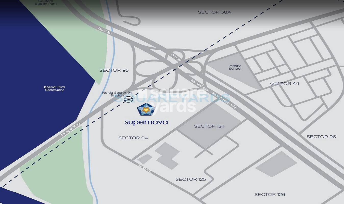 Supertech Supernova Spira Suites Location Image
