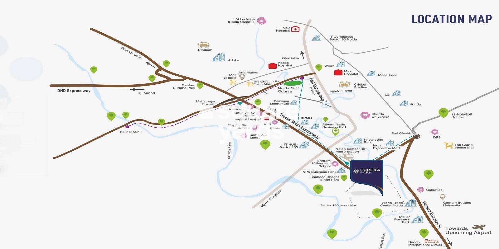Tata Eureka Park Phase 2 Location Image