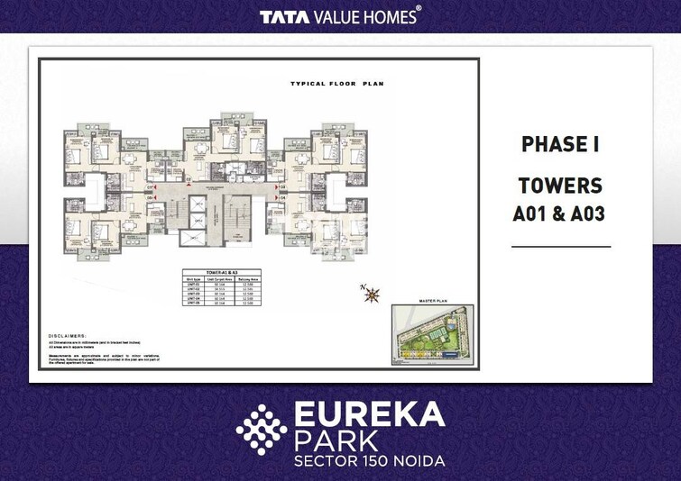 Tata Eureka Park Floor Plans 1