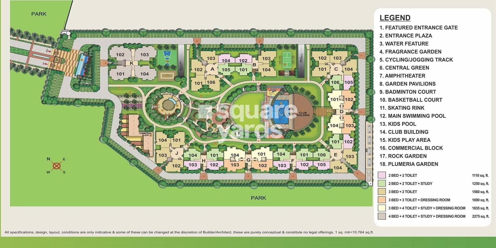 The Exotic fresco Master Plan Image