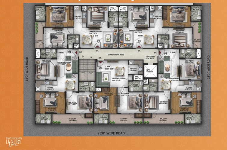 Ultima 107 Floor Plans