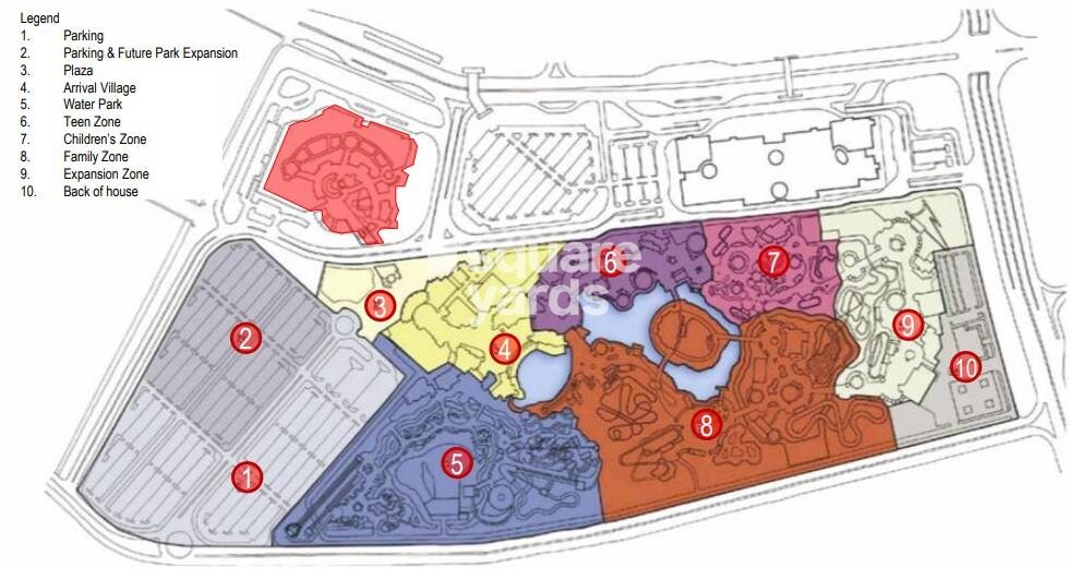 Unitech Gardens Galleria Master Plan Image