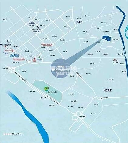 Unitech The Palms Location Image